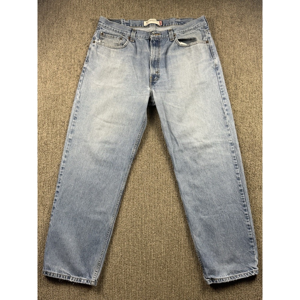 VTG Levis 550 Mens 38x31 Jeans Zip Fly Relaxed Fit Denim Light Wash 100% Cotton